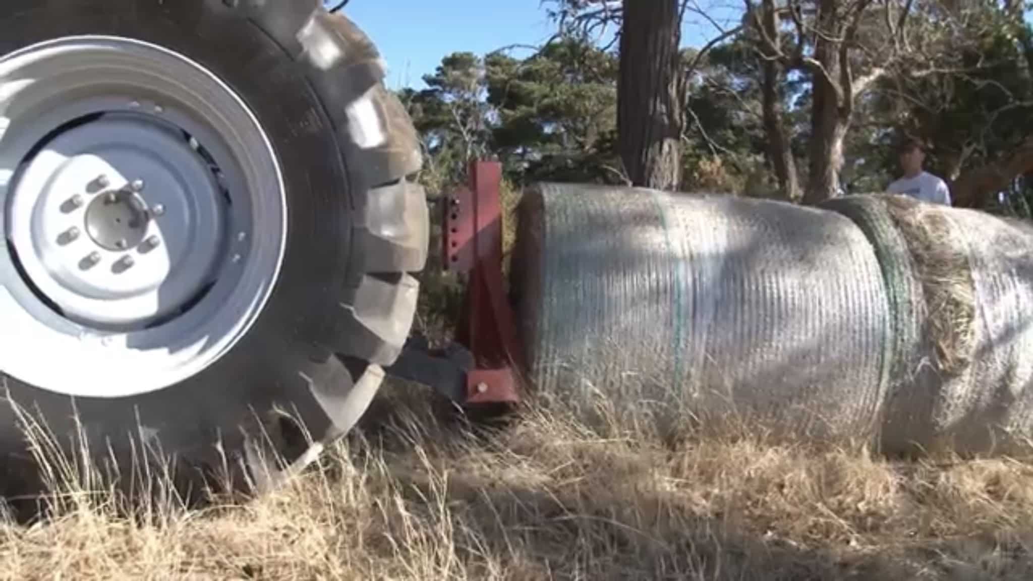 Tractor Hay Harvest