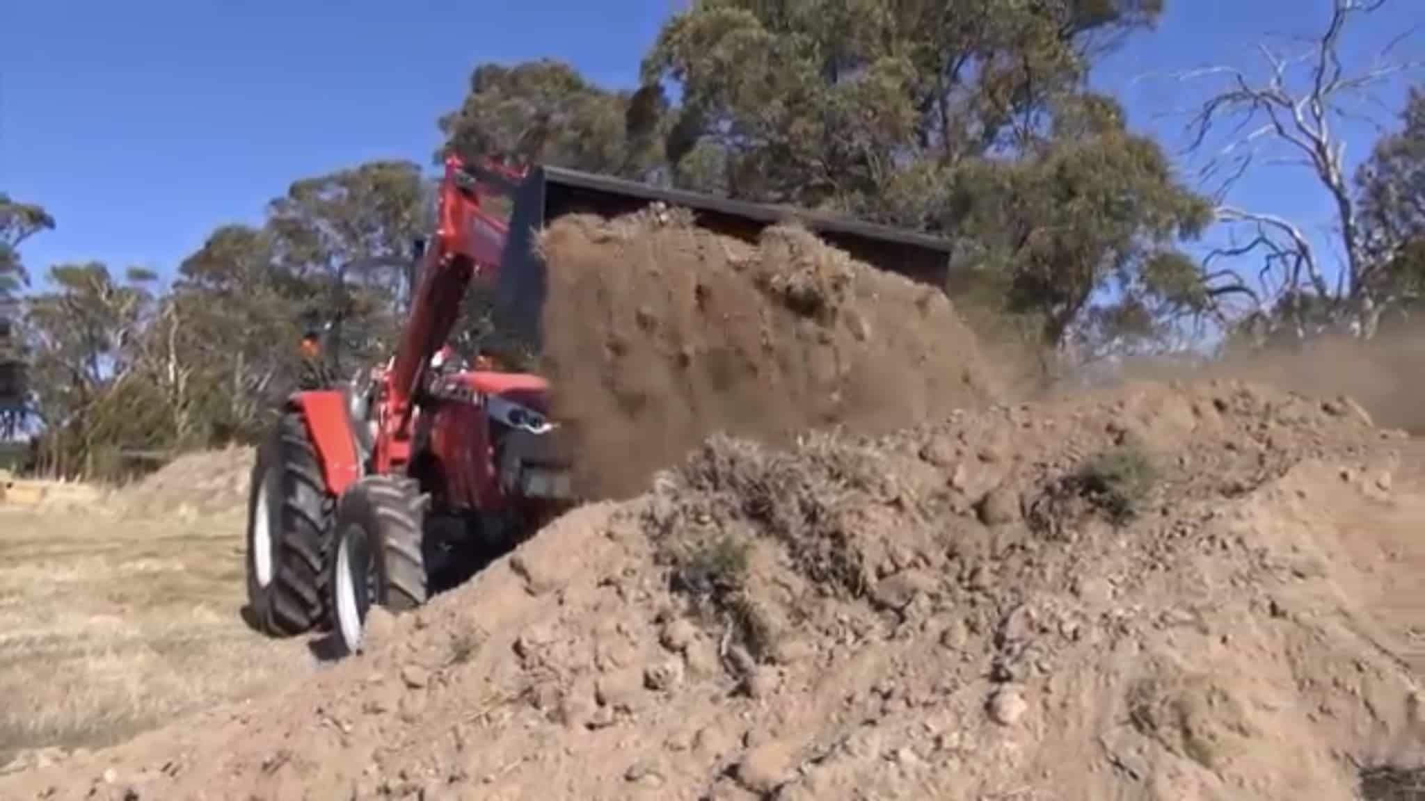 Bush Hog Tractor Dirt Work