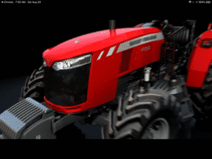 Massey Ferguson 4700 tractor front