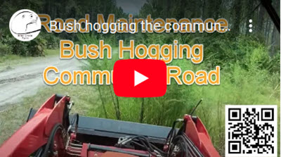 Bush Hogging Community Road