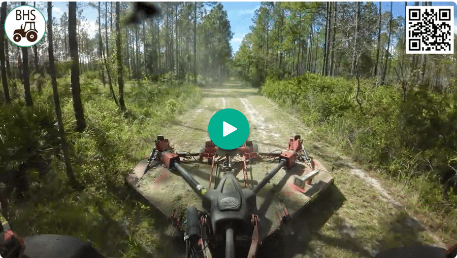 Bush hogging field mowing near me