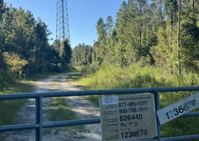 Bronson FL cell phone tower property in need of maintenance