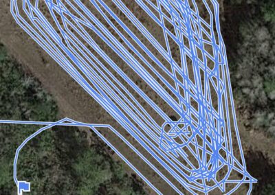 GPS Tracking Mower Track