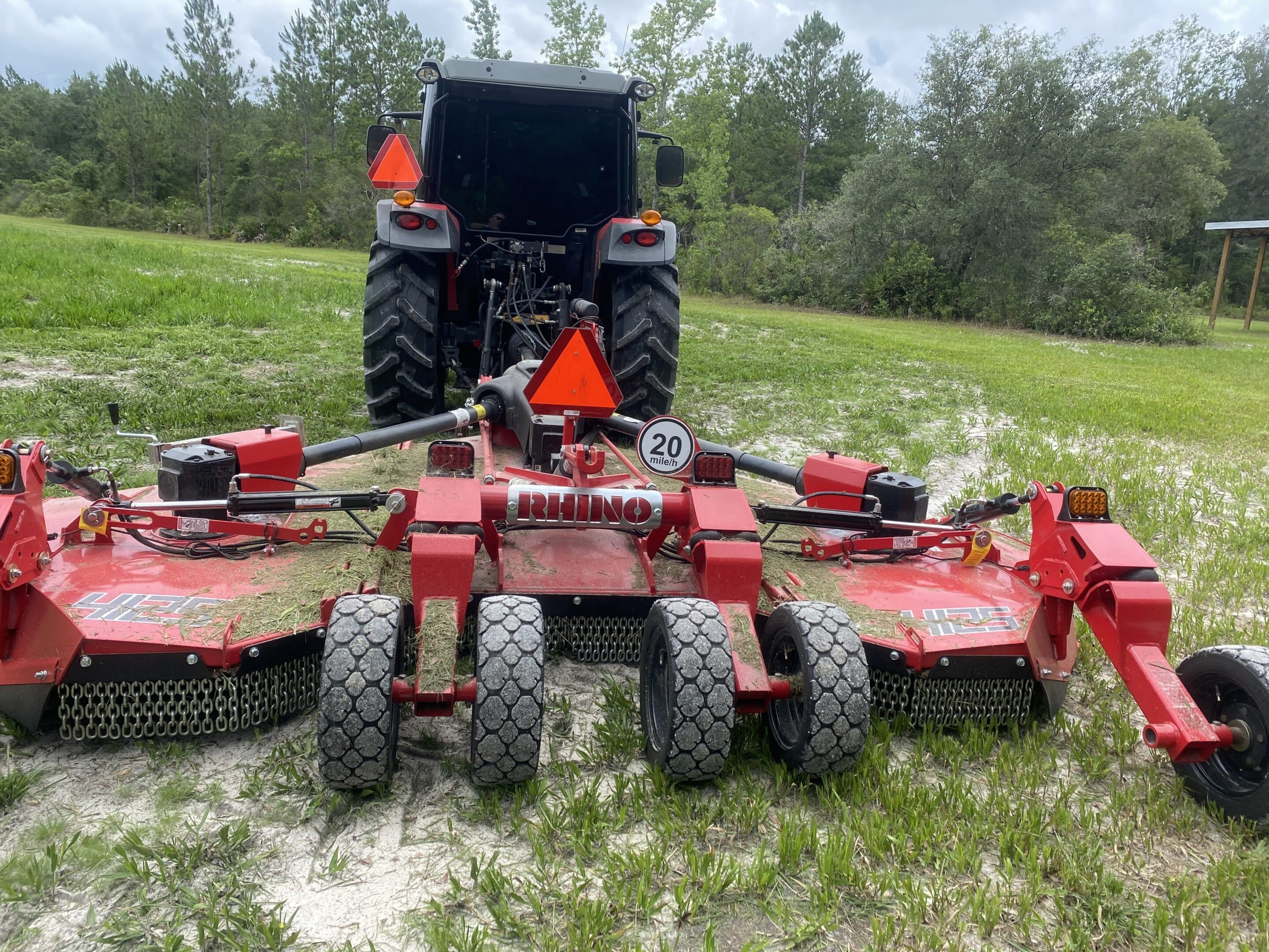 Large Field Mowing and Bush Hogging