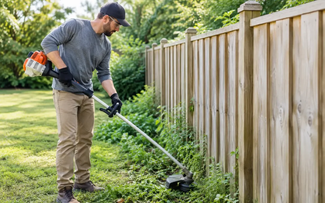 How to Clear Fence Lines Without Damaging Fences