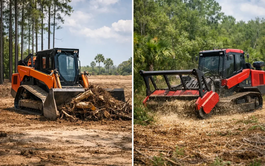 Land Clearing Versus Forestry Mulching in Florida